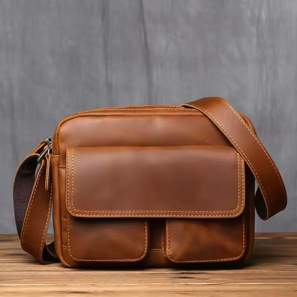 Sac Messenger en Cuir pour Homme