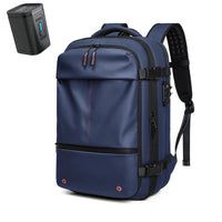 Sac à Dos Voyage Sous Vide Étanché Avec Serrure - Grande Capacité Compression Air Longs Séjours