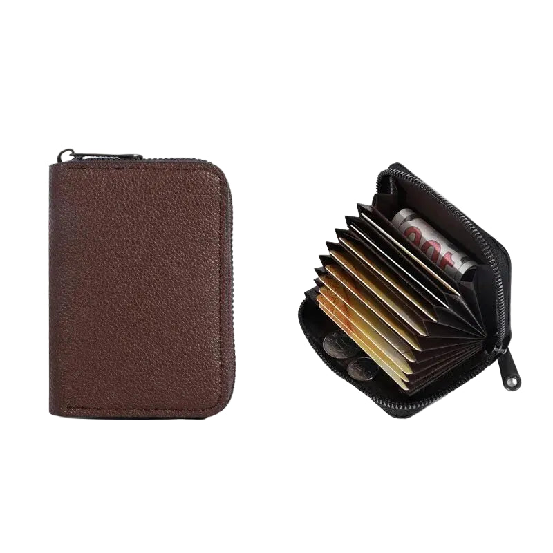Porte Cartes Zippé Compact