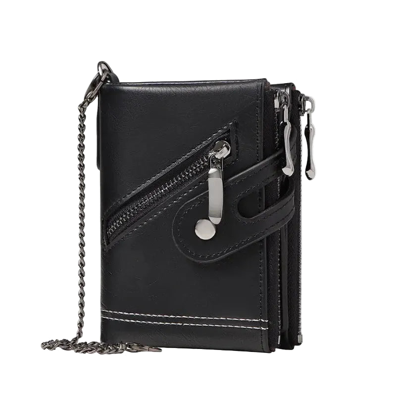 Portefeuille RFID Vintage à Chaîne