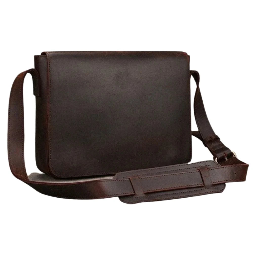 Sac Besace en Cuir Vinatge pour Homme