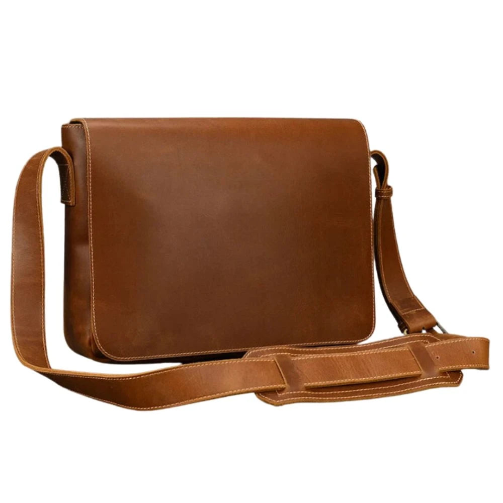 Sac Besace en Cuir Vinatge pour Homme