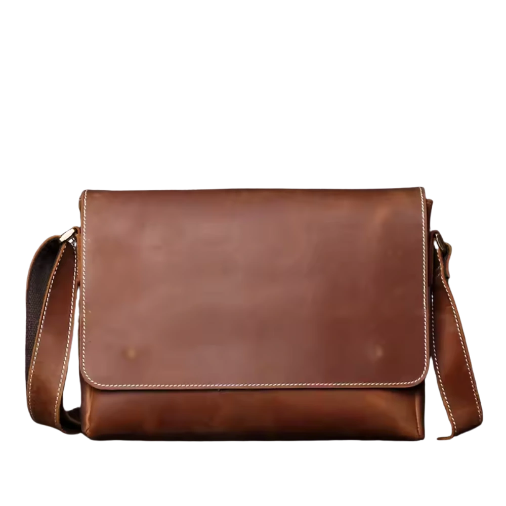Sac Besace en Cuir Vinatge pour Homme