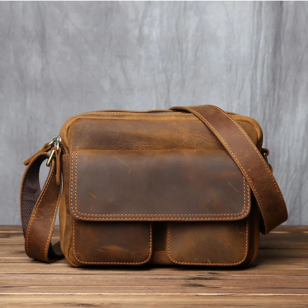 Sac Messenger en Cuir pour Homme