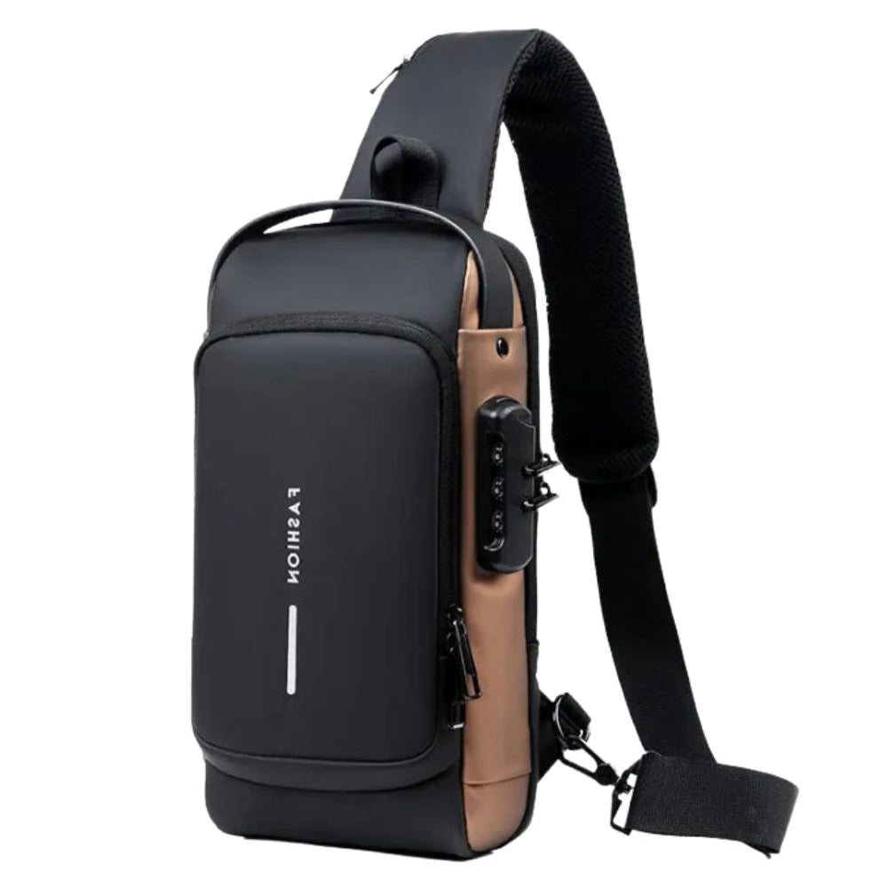 Sac à Bandoulière Anti-Pickpocket pour Homme