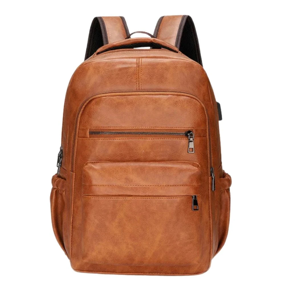 Sac à Dos pour Ordinateur Portable en Cuir