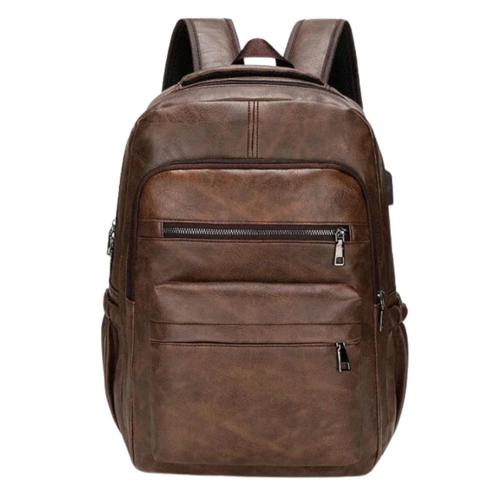 Sac à Dos pour Ordinateur Portable en Cuir