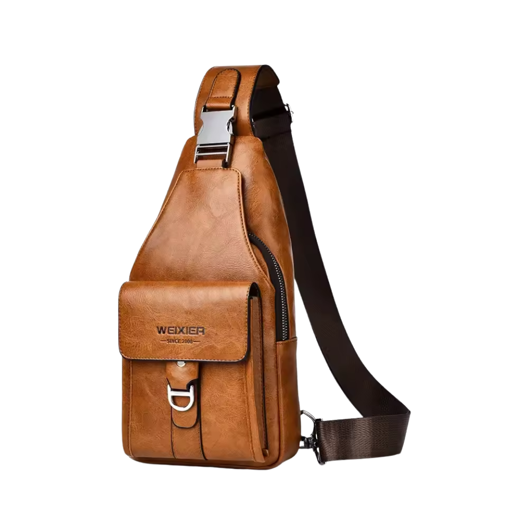 Sac de Poitrine en Cuir pour Homme