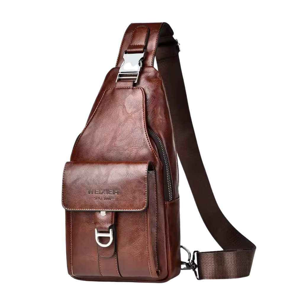Sac de Poitrine en Cuir pour Homme